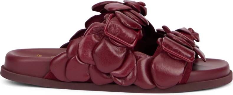 Valentino Garavani Bloe leren slippers voor dagelijks comfort