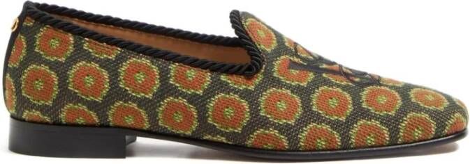 Valentino Garavani Bloemige platte schoenen met bies