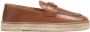 Valentino Garavani Bruin Leren Platte Schoenen met VLogo - Thumbnail 1