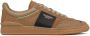 Valentino Garavani Bruine Calf Leren Rockstud Sneakers Brown Heren - Thumbnail 10