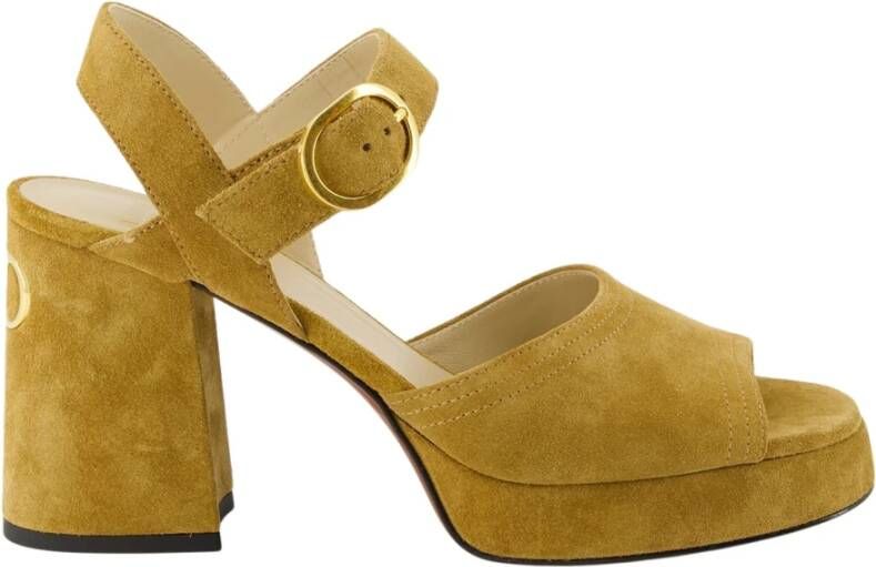 Valentino Garavani Bruine Fawcette Hakken Sandalen