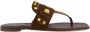 Valentino Garavani Bruine Gips Gietvorm Teenslippers - Thumbnail 1