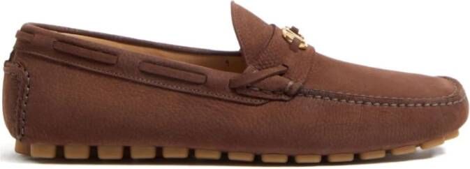 Valentino Garavani Bruine Platte Driver Schoenen