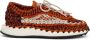 Valentino Garavani Bruine Stoffen Lage Sneakers met Modern Ontwerp - Thumbnail 1