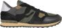 Valentino Garavani Rockrunner Baskets Groene Leren Sneakers Multicolor Heren - Thumbnail 1