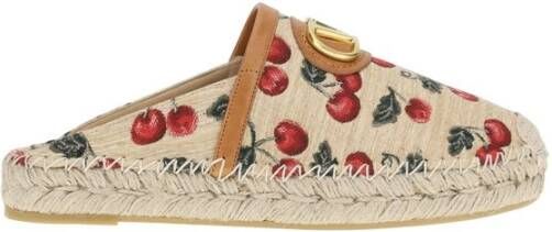 Valentino Garavani Cherryfic Vlogo Espadrilles Mules