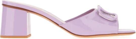 Valentino Garavani Comfortabele Pantoffels voor Thuis Purple Dames