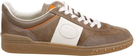 Valentino Garavani Donker Khaki Ivoor Pompoen Sneaker