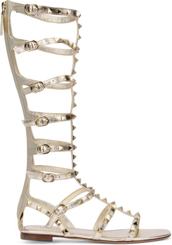 Valentino Garavani Elegante leren hoge hak sandalen