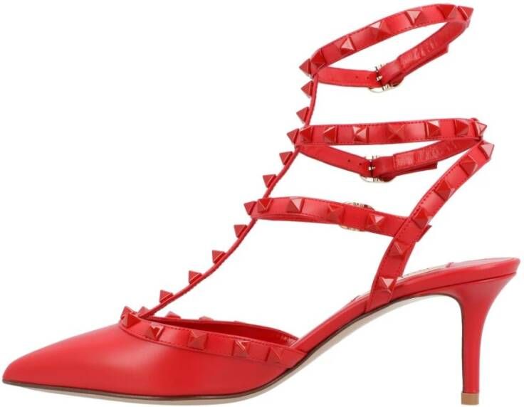 Valentino Garavani Elegante Leren Pumps met Puntige Neus