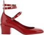 Valentino Garavani Enkellaarsjes met Logo Gesp Sluiting Red Dames - Thumbnail 4