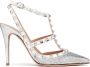 Valentino Garavani Enkelband Sandalen Gray Dames - Thumbnail 1