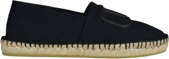 Valentino Garavani Zwarte Slip-On Canvas Espadrilles Schoenen