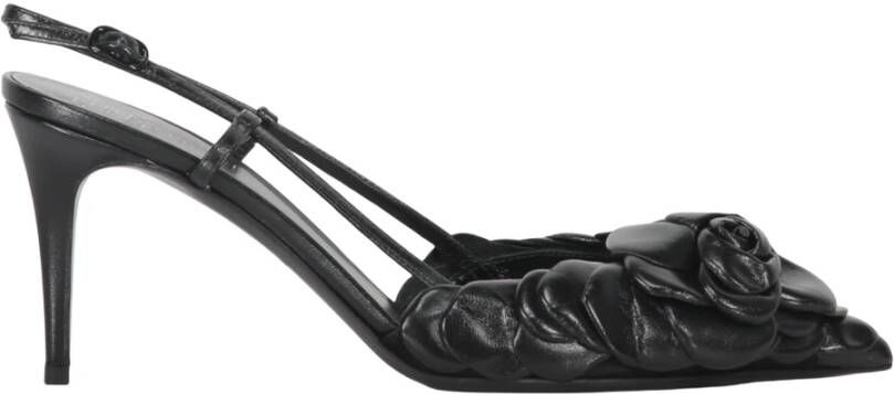 Valentino Garavani Floral Pointy Toe Slingback Pumps