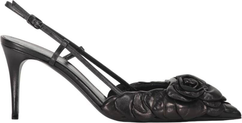 Valentino Garavani Floral Pointy Toe Slingback Pumps