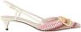Valentino Garavani Gehaakte Slingback Kitten Heel Pumps Multicolor Dames - Thumbnail 1