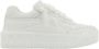 Valentino Garavani Gestudeerde Leren Sneakers met Gestructureerde Zool White Dames - Thumbnail 5