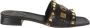 Valentino Garavani Gipsafdruk Slide Black Dames - Thumbnail 1