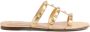 Valentino Garavani Gouden Rockstud Kooi Sandalen - Thumbnail 1
