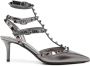 Valentino Garavani Grijze elegante sandalen voor vrouwen Gray Dames - Thumbnail 1