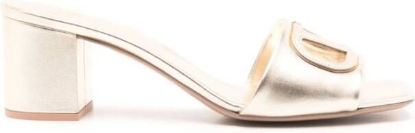 Valentino Garavani Grijze Sandalen met VLogo Handtekening Detail