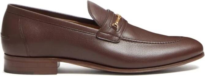 Valentino Garavani Signature VLogo Loafers Bruin Aarde