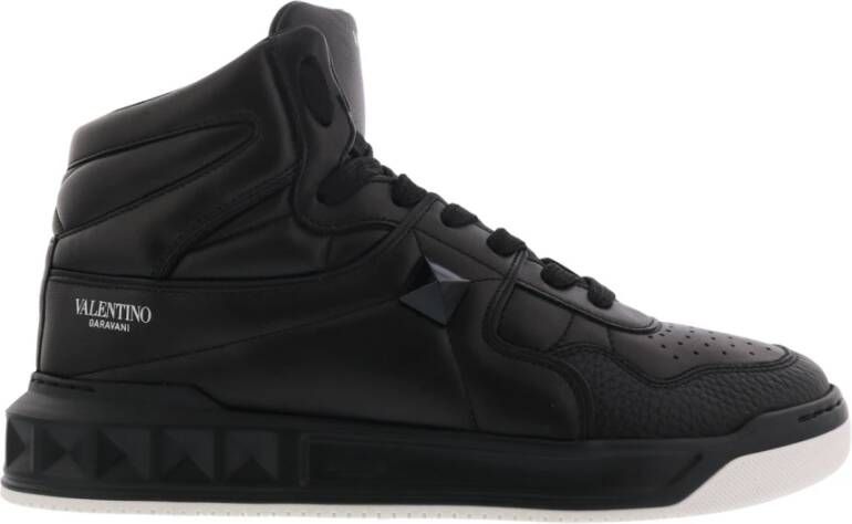 Valentino Garavani Heren Mid-Top Sneakers Zwart Heren