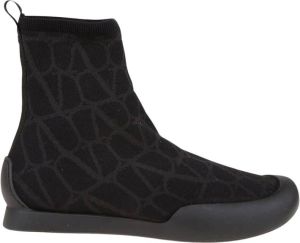 Valentino Garavani Iconographe Low-Top Sneakers Zwart Heren