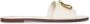 Valentino Garavani Ivory Leather Square Toe Slippers - Thumbnail 1