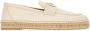 Valentino Garavani Ivory Leather VLogo Espadrilles - Thumbnail 1
