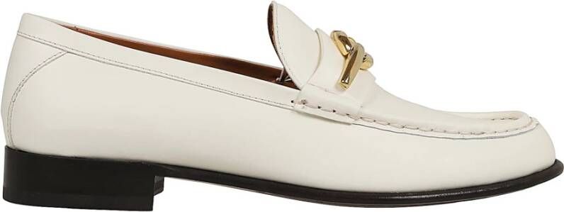 Valentino Garavani Ivory Loafer Vlogo Gate White Dames