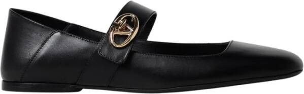 Valentino Garavani Klassieke Zwarte Rockstud Ballerina`s