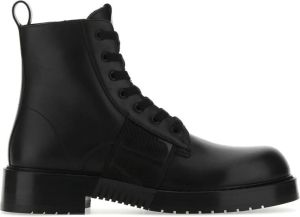 Valentino Garavani Lace-up Boots Zwart Heren