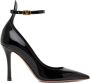 Valentino Garavani Zwarte Lakleren Pumps met Puntige Neus - Thumbnail 1