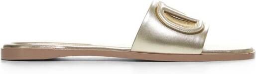 Valentino Garavani Laminated Leather VLogo Slip-On Schoenen