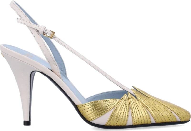 Valentino Garavani Leaf Motif Slingback Pumps