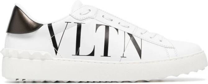 Valentino Garavani Lederen Sneakers White Dames