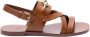 Valentino Garavani Bruine leren sandalen Elegante stijl Brown Dames - Thumbnail 1
