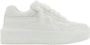 Valentino Garavani Gestudeerde Leren Sneakers met Gestructureerde Zool White Dames - Thumbnail 1