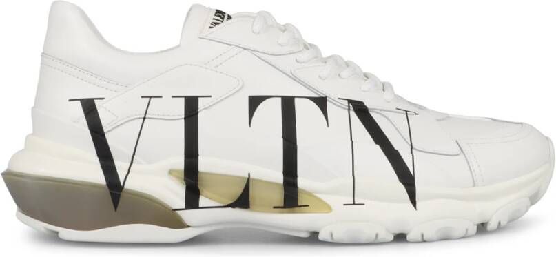 Valentino Garavani Leren Sneakers Ronde Neus 100% Leer