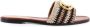 Valentino Garavani Logo Detail Gehaakte Sandalen Leren Zool Multicolor Dames - Thumbnail 1