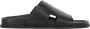 Valentino Garavani Logo Detail Leren Slippers - Thumbnail 1