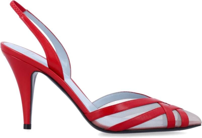 Valentino Garavani Mesh Slingback Pumps VLogo Signature Hak