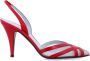 Valentino Garavani Mesh Slingback Pumps VLogo Signature Hak - Thumbnail 1