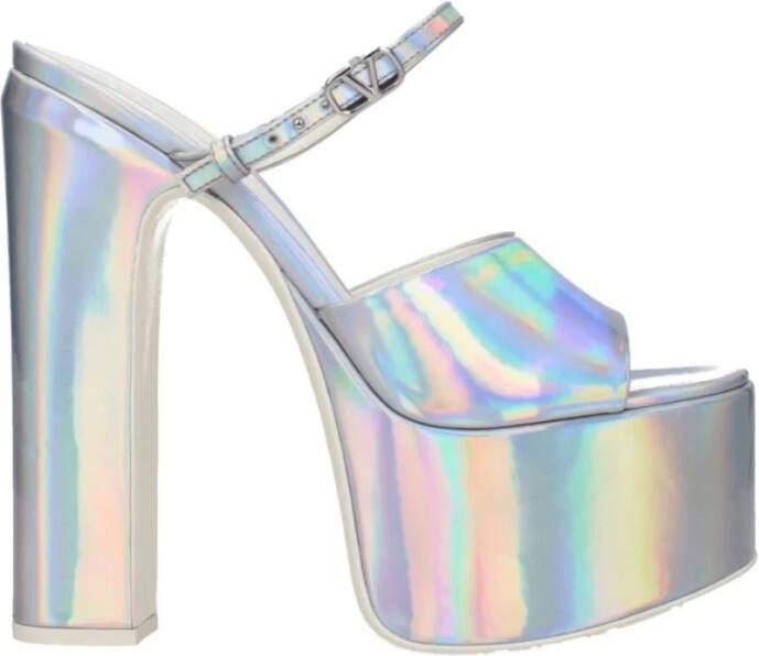 Valentino Garavani Metallic Effect Hoge Hak Sandaal