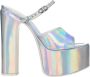 Valentino Garavani Metallic Effect Hoge Hak Sandaal - Thumbnail 1