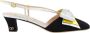 Valentino Garavani Moiré Fabric Bowow Slingback Pumps - Thumbnail 1