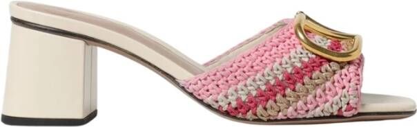 Valentino Garavani Multicolor Gehaakte Sandalen met Hak