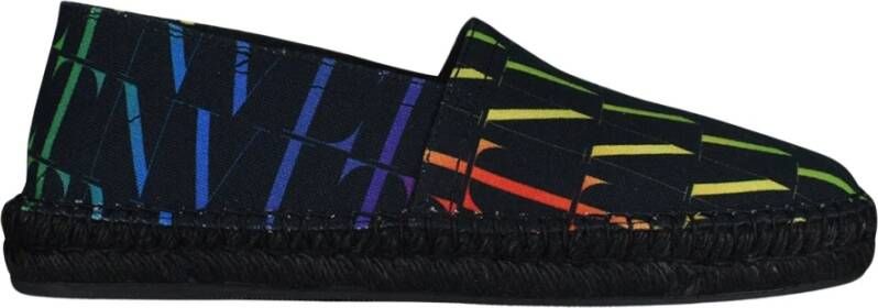 Valentino Garavani Multicolor Vlnt Espadrilles Instappers Black Heren