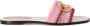 Valentino Garavani Multikleur VLogo Sandalen met Messing Afwerking Multicolor Dames - Thumbnail 1